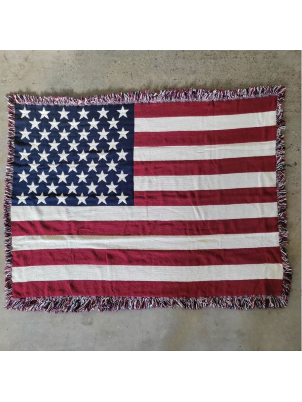 Pure Country Weavers United States American Flag Blanket Tapestry Throw 50 x 40